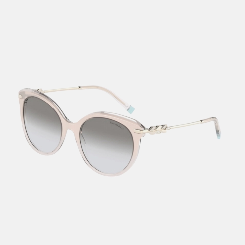 Tiffany & Company TF4189 Sunglasses Champaign Grey Cat Eye Crystal MA#482